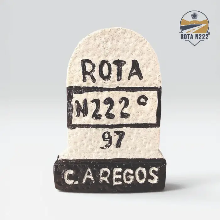 ÍMAN ARTESANAL EM GESSO ROTA N222